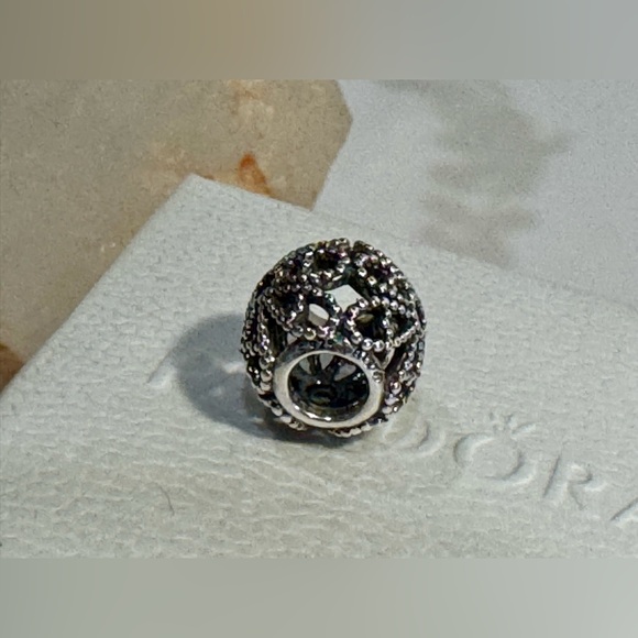 Authentic Pandora Openwork Roses Charm S925 Ale Sterling Silver - Picture 4 of 12